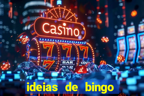 ideias de bingo para o natal